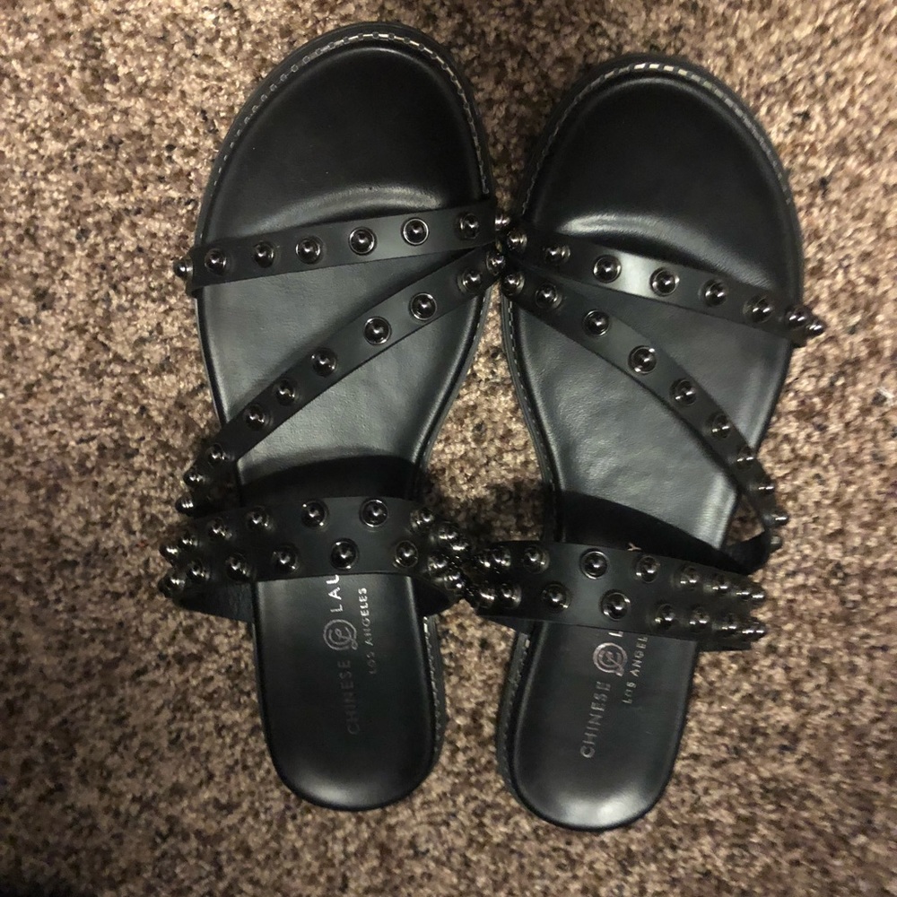 Black sandals